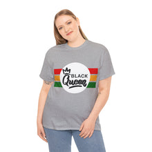 Load image into Gallery viewer, Musewear Sports Black Queen Unisex Heavy Cotton Crewneck T-Shirt
