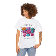 Load image into Gallery viewer, Knit One, Pearl 2, Repeat Knitting Yarn Balls T-Shirt 100% Cotton
