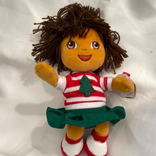 Load image into Gallery viewer, Ty Beanie Baby Dora the Explorer Holiday Plush Doll
