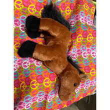 Load image into Gallery viewer, Webkinz Brown Arabian Horse HM101 No Code Stuffed Plush Animal Pet

