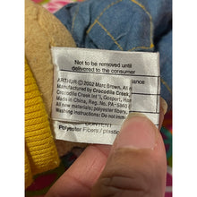 Load image into Gallery viewer, 2002 Arthur Read Aardvark Plush Stuffed Animal Doll
