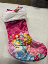 Load image into Gallery viewer, Disney Princess Christmas Holiday Stocking 18" or Santa Hat 16"
