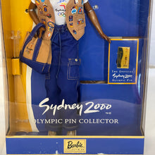 Load image into Gallery viewer, Mattel 1999 Barbie Doll Sydney 2000 Olympic Pin Collector Doll #26302
