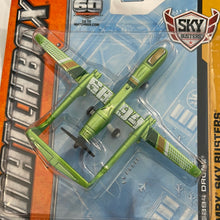 Load image into Gallery viewer, Matchbox 2012 SB94 Drone Green Airplance MBX Sky Busters (60th Anniv Ed) #W5328
