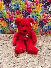 Load image into Gallery viewer, Ty Beanie Buddy Red Osito The Bear Plush Stuffed Doll (Retired)
