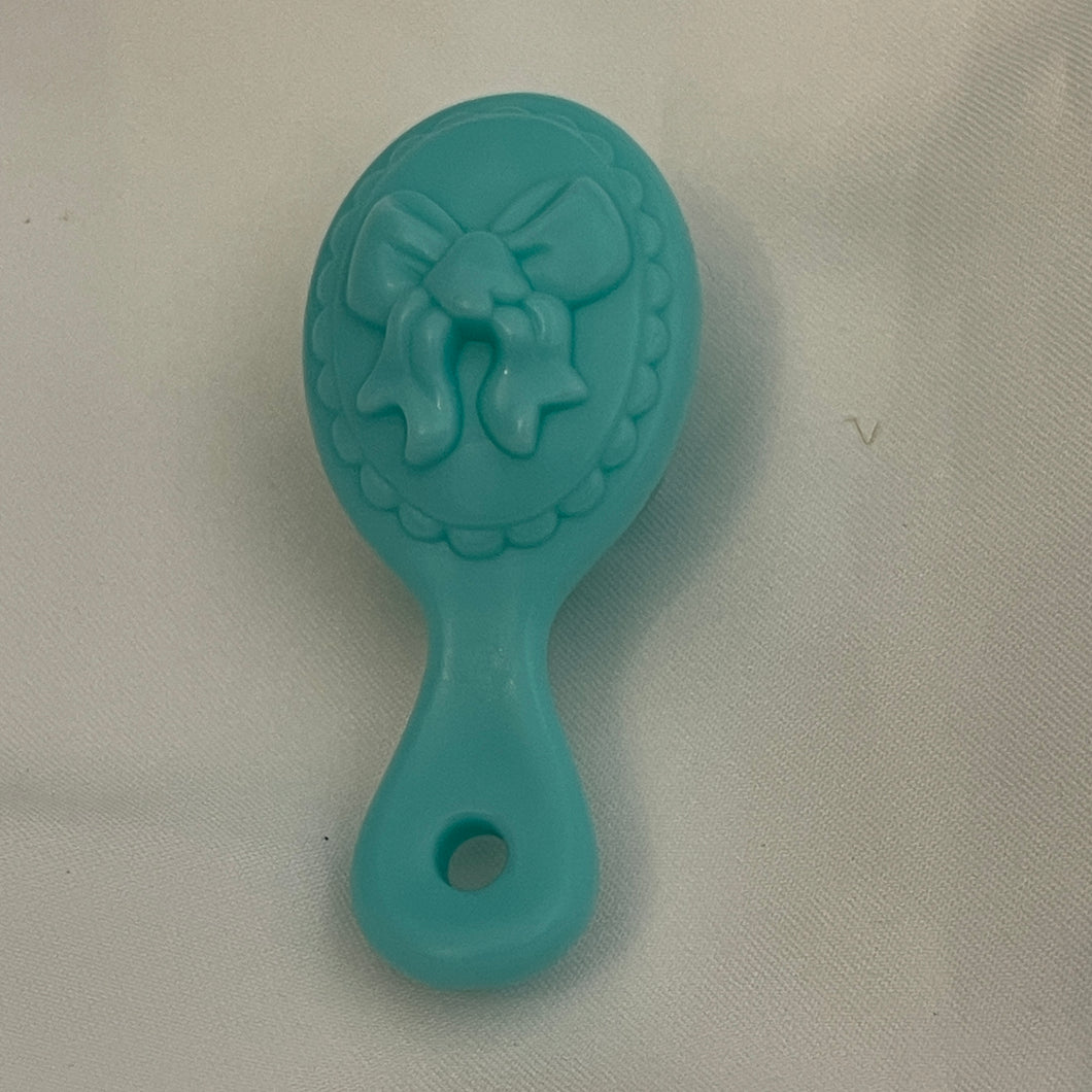 Doll Brush #29 Mint Green Blue Bow Back (Pre-Owned)