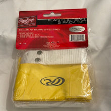 Load image into Gallery viewer, Rawlings Yellow Flag Football 2 Pack Wristbands
