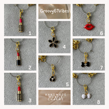 Load image into Gallery viewer, Boujee Bling Charm Collections - Lipstick Beauty Charms Mobile Dust Plug
