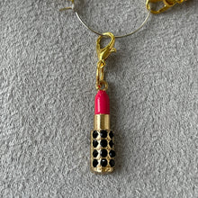 Load image into Gallery viewer, Boujee Bling Charm Collections - Lipstick Beauty Charms Mobile Dust Plug
