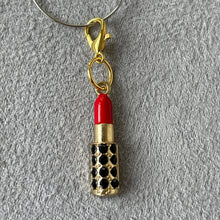 Load image into Gallery viewer, Boujee Bling Charm Collections - Lipstick Beauty Charms Mobile Dust Plug
