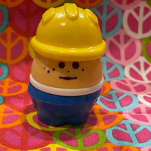 Load image into Gallery viewer, Vintage Little Tikes Chucky Construction Worker # 1 Yellow Construction Hat (Pre-owned)
