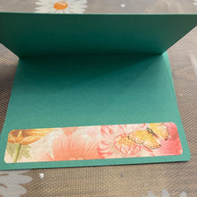 Load image into Gallery viewer, Butterfly Bird cages Unique Handmade Greeting Cards Note Cards Blank inside &amp; Envelope
