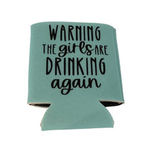 Load image into Gallery viewer, Girls Night Neoprene Can Beverage Holders 4-pack Sips Getting Real
