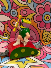 Load image into Gallery viewer, 2006 Mars M&amp;M&#39;s Collectible Mini Marching Band Train Holiday TopperGreen Majorette
