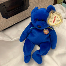 Load image into Gallery viewer, Ty Beanie Baby Clubby I Royal Blue Bear (Retired)
