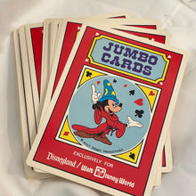 Load image into Gallery viewer, Disneyland Walt Disney World Jumbo Mickey Mouse Playing Cards Hong Kong (Pre-owned)

