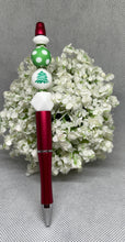 Load image into Gallery viewer, Decorative pen with colorful beads on a gray background
