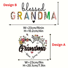 Load image into Gallery viewer, Fashion Graphic Print Blessed Grandma Design Trendy Canvas Tote Bag
