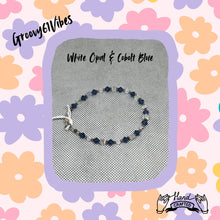 Load image into Gallery viewer, Crystal Cubes &amp; Bicones Handcrafted Crystal Beaded Bracelet Jewelry 7.5" Group #2
