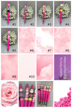 Load image into Gallery viewer, Shades of Pink Beaded Pens – Unique Handmade Gifts for Birthdays, Holiday &amp; Everyday Inspiration | Ink Refill | Affordable
