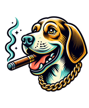 Load image into Gallery viewer, The Big Dog Life Hound, Rottweiler, Pug, Pitbull, Labrador Animal Vinyl Stickers Pug
