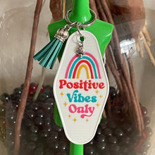 Load image into Gallery viewer, Groovy Peace Inspired Motel Keychains – Retro Charm for Modern Adventures (R1-R10)
