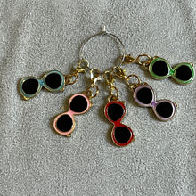 Load image into Gallery viewer, Beach Retro Sunglasses colorful Charms Mobile Dust Plug Stylish Phone Accessories for Every Vibe
