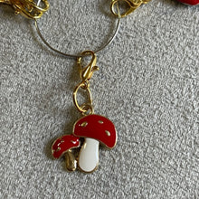 Load image into Gallery viewer, Groovy Mushroom Charms Mobile Dust Plug Backpack Zipper Pull Tag Stylish Phone Accessories for Every Vibe
