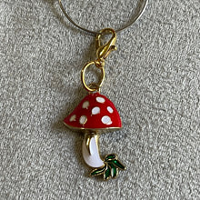 Load image into Gallery viewer, Groovy Mushroom Charms Mobile Dust Plug Backpack Zipper Pull Tag Stylish Phone Accessories for Every Vibe
