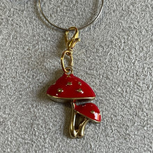 Load image into Gallery viewer, Groovy Mushroom Charms Mobile Dust Plug Backpack Zipper Pull Tag Stylish Phone Accessories for Every Vibe
