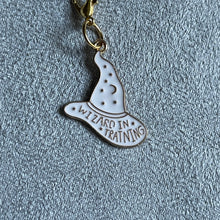 Load image into Gallery viewer, Wizard in Training Sorcerer Hat Halloween Witchy Spooky Smartphone Charm  Mobile Dust Plug
