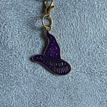 Load image into Gallery viewer, Wizard in Training Sorcerer Hat Halloween Witchy Spooky Smartphone Charm  Mobile Dust Plug
