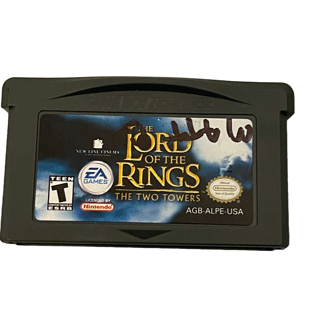 2002 Nintendo Lord of the Rings The two Towers Game Boy Advance Cartridge Not Tested (Pre-owned)
