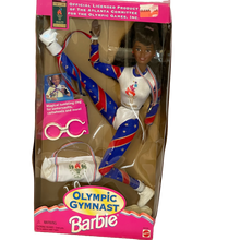 Load image into Gallery viewer, Mattel 1996 Atlanta Olympic Gymnast Barbie African American Doll #15124
