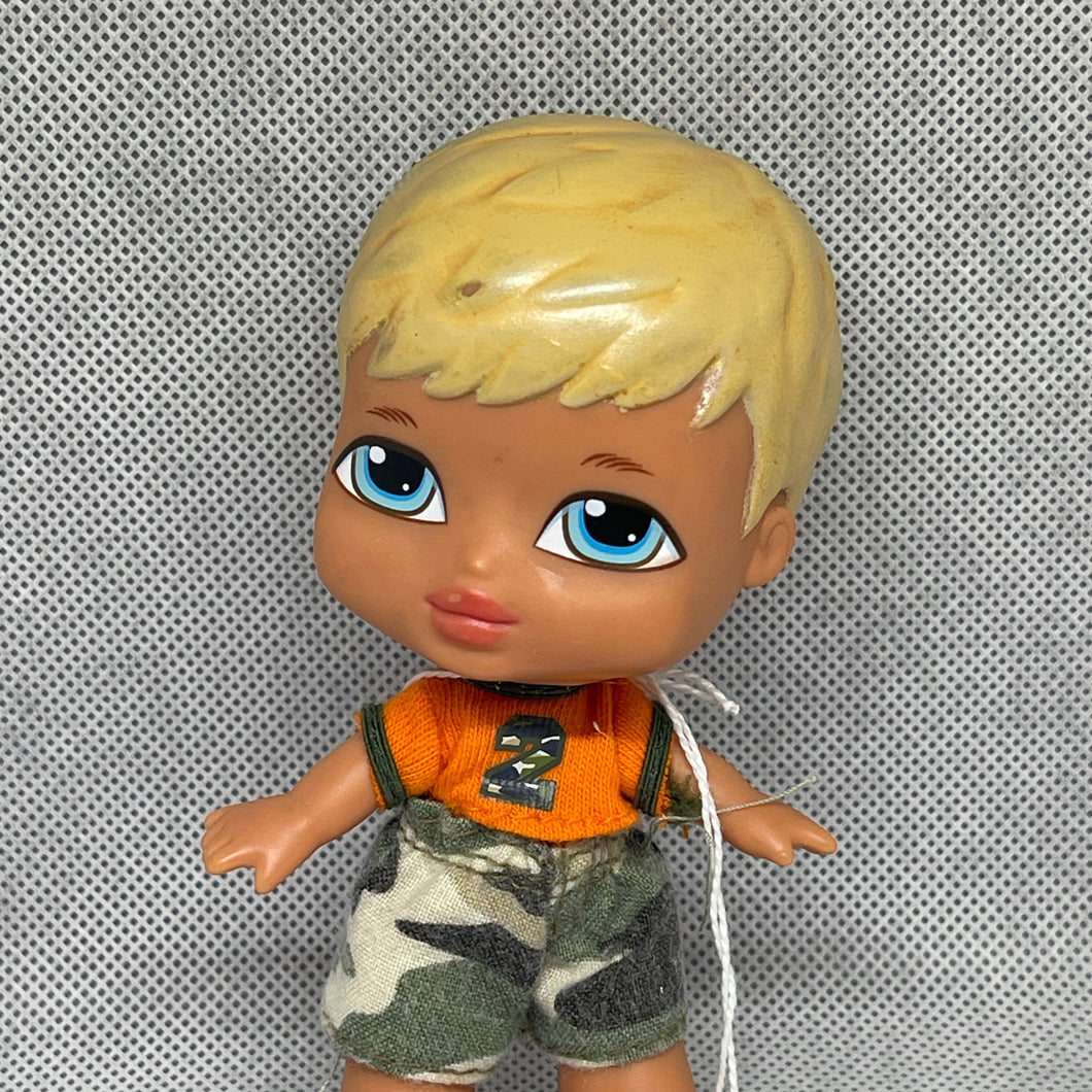 MGA Bratz Babyz Doll Cameron Camo Shorts Clothes Blonde Hair 4.5