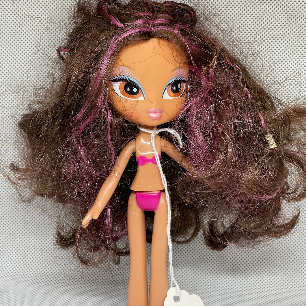MGA Bratz Girlz Kidz Snap Doll Yasmin Pink Streak Glitter Eye Shadow 6