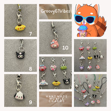 Load image into Gallery viewer, Cute Animals &amp; Pets Charms Mobile Dust Plug Backpack Zipper Pull Tag Stylish Phone Accessories for Every Vibe
