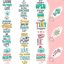 Load image into Gallery viewer, Faith-based, Mom, Teacher Motel Keychains – Retro Charm for Modern Adventures - Ol-O12 (Misc)
