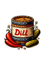 Load image into Gallery viewer, Pickles in a Barrel 3&quot; Vinyl Foodie Glossy Hot/Dill/Sour/Kosher
