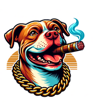 Load image into Gallery viewer, The Big Dog Life Hound, Rottweiler, Pug, Pitbull, Labrador Animal Vinyl Stickers Pug
