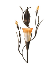 Load image into Gallery viewer, Dawn Lily Double Candle Wall Sconce Home Decor
