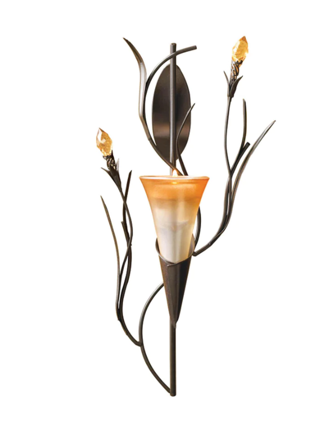 Dawn Lily Double Candle Wall Sconce Home Decor