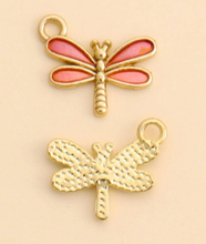 Load image into Gallery viewer, Dragonflies Charms Mobile Dust Plug Backpack Zipper Pull Tag Stylish Phone Accessories for Every Vibe
