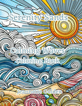 Load image into Gallery viewer, Calming Waves Coloring Book Serenity Sands
