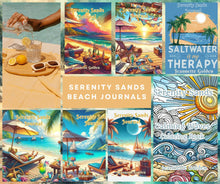Load image into Gallery viewer, Calming Waves Coloring Book Serenity Sands
