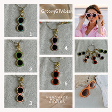 Load image into Gallery viewer, Beach Retro Sunglasses colorful Charms Mobile Dust Plug Stylish Phone Accessories for Every Vibe
