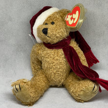 Load image into Gallery viewer, Ty Attic Treasures - Holiday Jangle Bear Christmas Plush Jointed 8.5&quot; Bells
