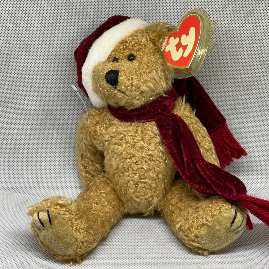 Ty Attic Treasures - Holiday Jangle Bear Christmas Plush Jointed 8.5