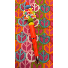 Load image into Gallery viewer, Grow through what you go Custom Handmade Beaded Pen
