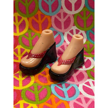 Load image into Gallery viewer, Bratz Footwear Jade Style It Red Platform Clogs Sandals
